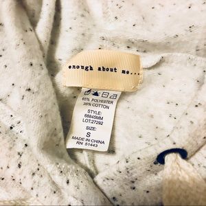 enough about me... Tops - Enough About Me heathered ivory sweatshirt enough about me... Tops - Enough About Me heathered ivory sweatshirt